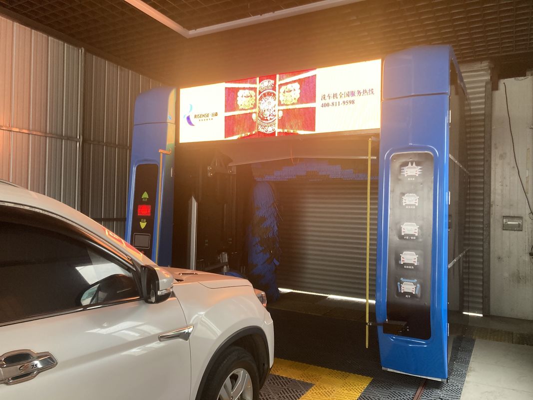 スマート広告画面付き自動サファイアカラーロールオーバー洗車機 CF380