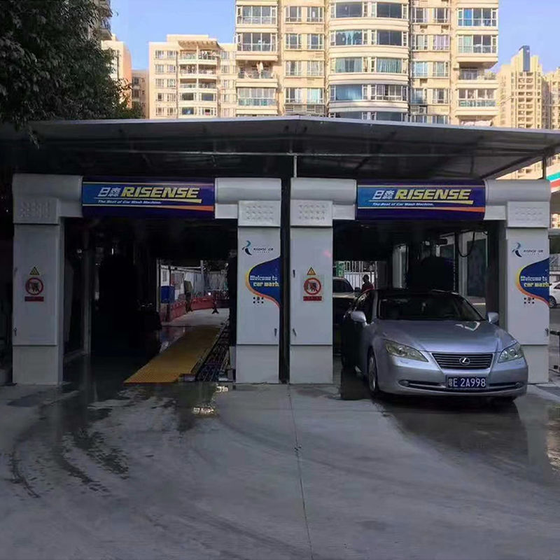 アメリカン・トンネル・カー・ウォッシュ・マシーン (Drive-through Conveyor Belt American Tunnel Car Washing Machine)