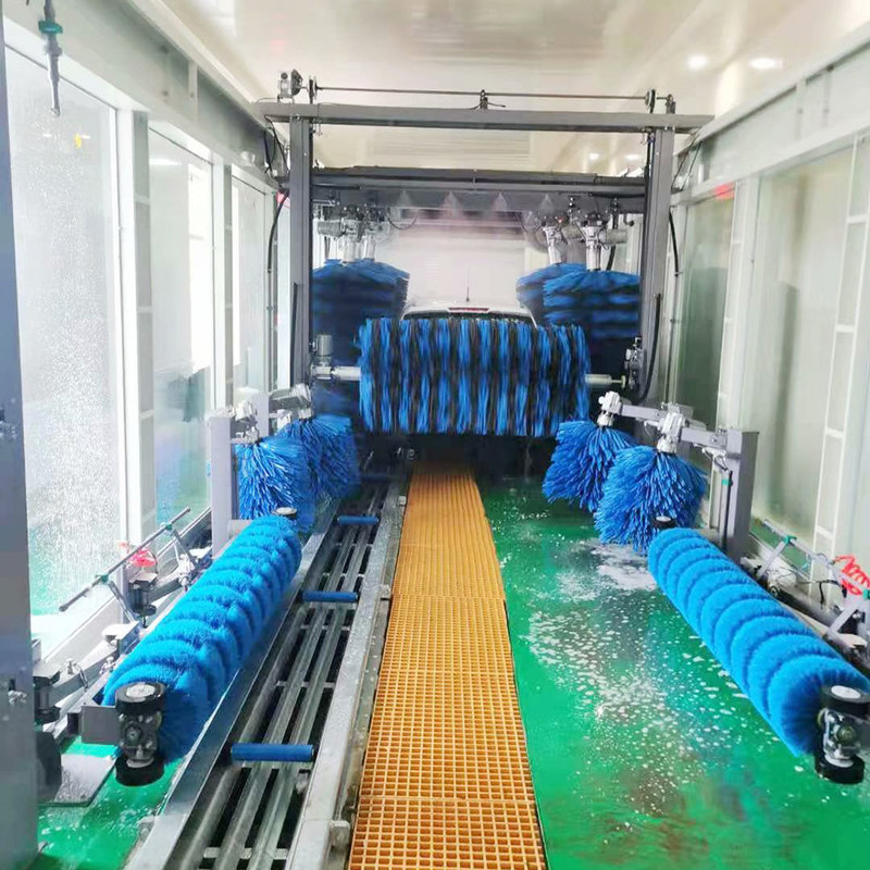 スロベニアの自動エクスプレストンネルガソリンスタンド用洗車機 カスタマイズされたロゴ