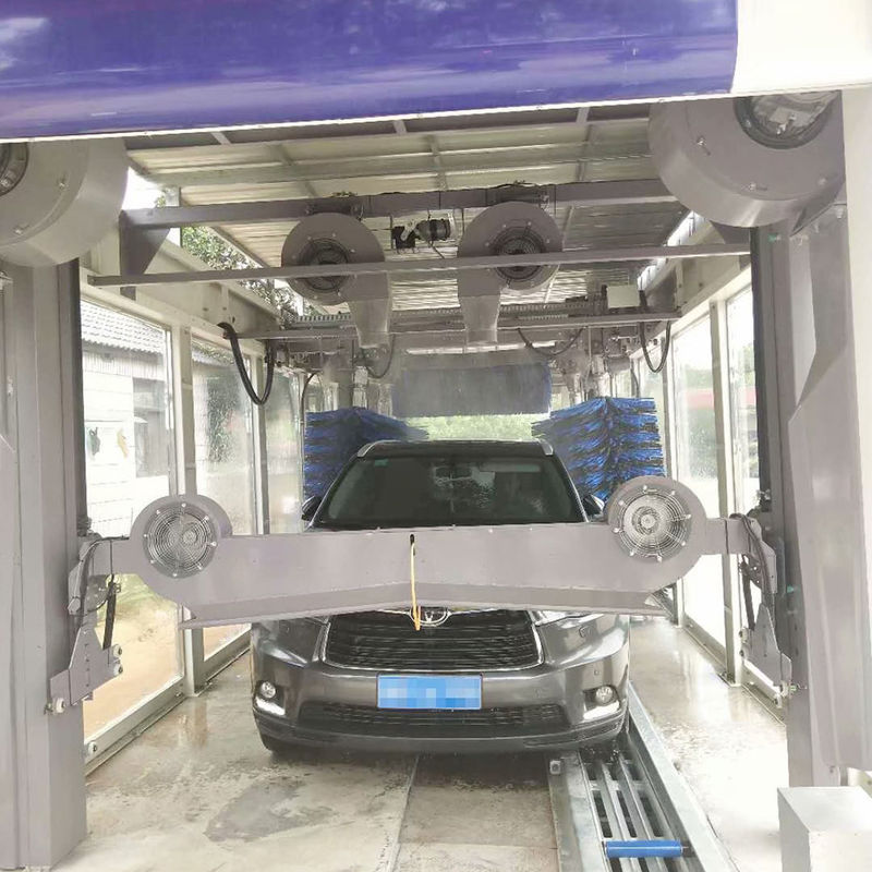 ガソリンスタンドで熱浸したガルバニズドリゼント洗車機と自動洗車機