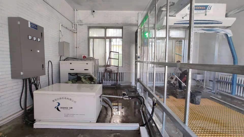 トッチレス洗濯機 HP 231 機械の寸法 L*W*H 7600*3315*3100